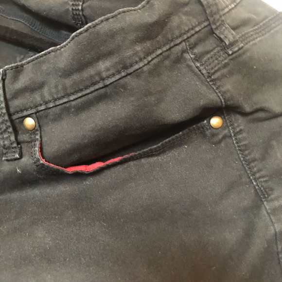 Vintage Wrangler Black Pants. Size 38x30. Red Trim - Picture 11 of 11